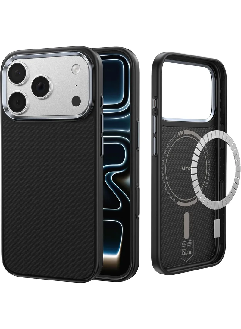 Benks Benks iPhone 17 Pro Max Full ArmorPro 600D Premium Case Compatible with Camera Control Button, Compatible with Magsafe, Military Grade Protective Case Built with Dupont Kevlar
